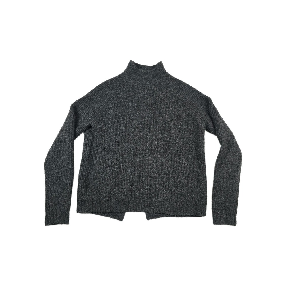 Blank NYC Women's Size Small Gray Wool Blend Turtleneck Sweater